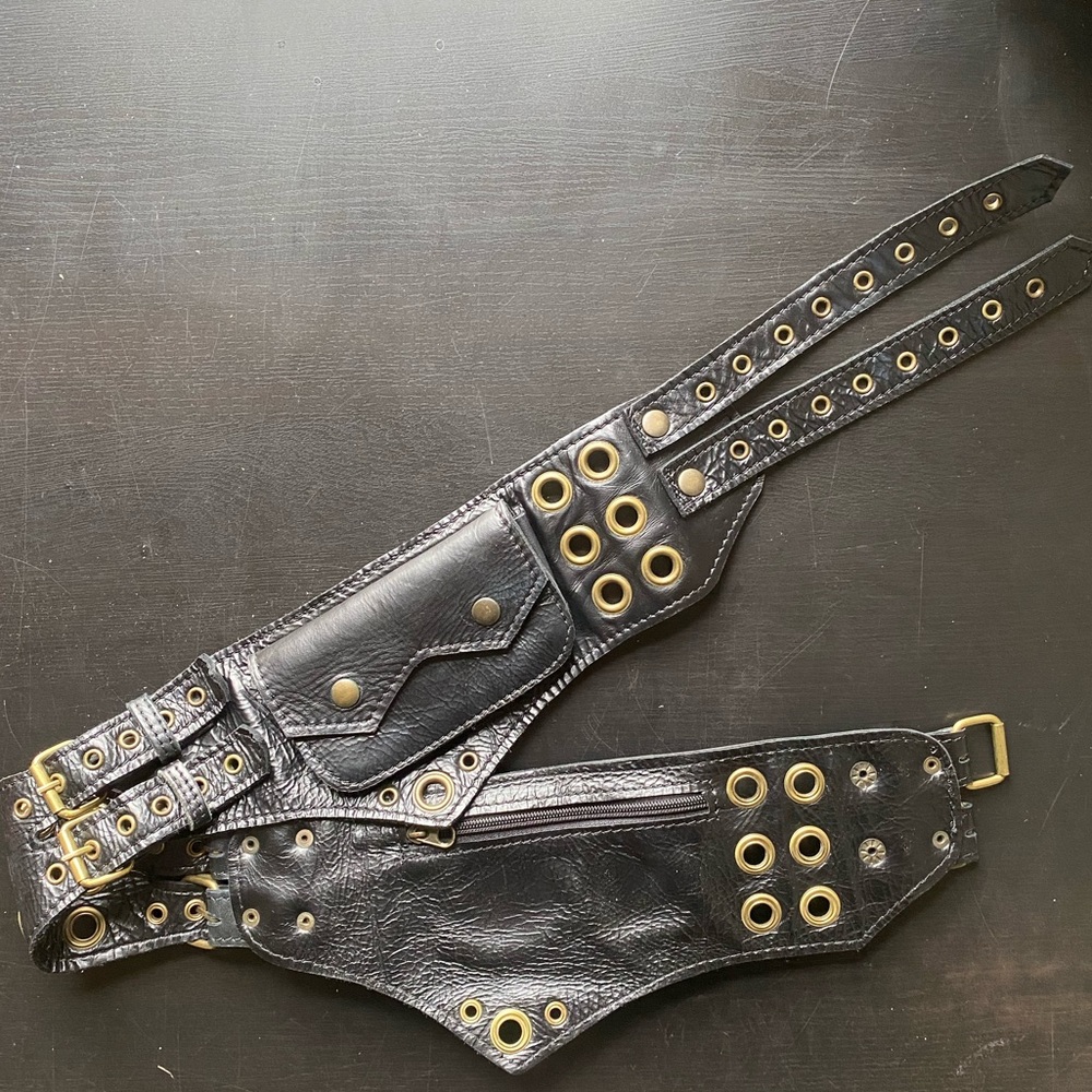 Leather Festival Belt